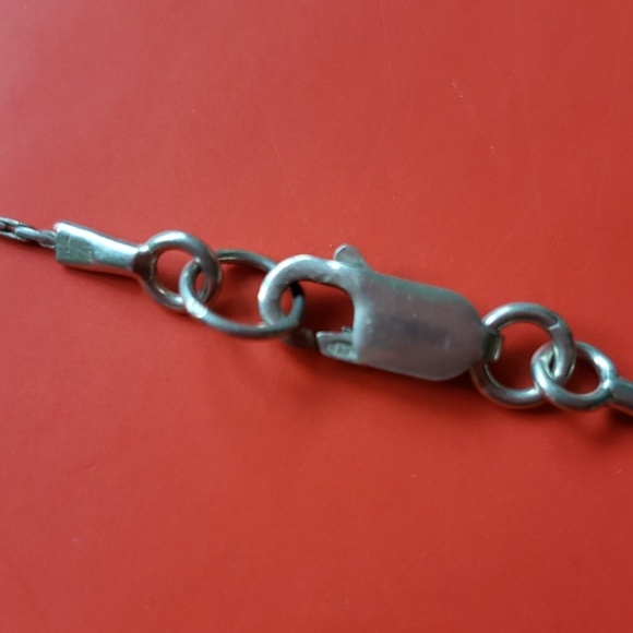 Camelian & Sterling Pendant Necklace - Picture 5 of 8